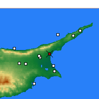 Nearby Forecast Locations - Trikomo - Carta