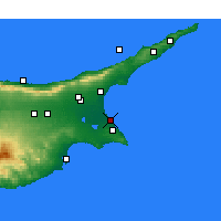 Nearby Forecast Locations - Famagosta - Carta