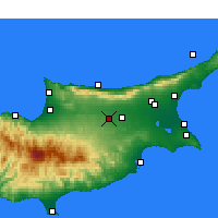 Nearby Forecast Locations - Nicosia - Carta