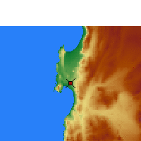 Nächste Vorhersageorte - Antofagasta - Karte