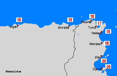 Algeria, Tunisia: mar, 11.06.